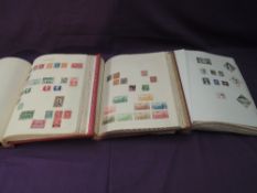 Three World Stamp Albums and loose Stamps, mixed interest