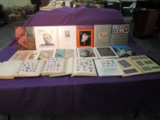 A collection of USA Year Packs, Year Books 1986 to 2001 (13), three binders of mint and used