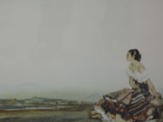 A print after William Russell Flint, Carmelita framed and glazed 43 x 56cm