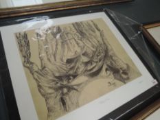 A limited edition serigraph print on paper after Salvidor Dali titled Destino #65, number 235/250