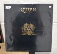 A vinyl gatefold copy of greatest hits II.