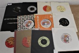 Twenty five various 7' singles