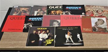 Twelve 7' picture sleeves.