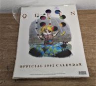 A 1992 official calendar.