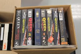A collection of VHS videos, some rare titles with some excellent footage for transfer.