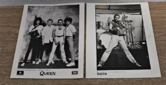 Two promotional photos from 1986.