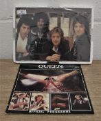 A framed photo and official European tour 1980 programme.