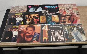 Twelve 7' picture sleeves.