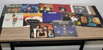 Twelve 7' picture sleeves.