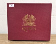 Queen live at the rainbow box set includes badges, sew on patch, poster compact disc, and VHS