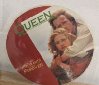 A UK 12' picture disc 'Who wants to live forver'