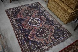 A Turkmen style rug, approx. 120 x 160cm