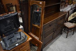 Two mirrors (ex wardobe door and dressing table)