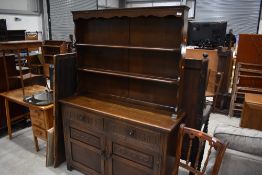 An oak dresser , Old charm or similar, width approx. 122cm