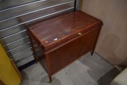 An early 20th Century oak bedding box, approx. width 93cm, depth 49cm