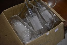 A modern ceiling light fitting