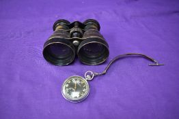 A Military Helvetia Steel Pocket Watch, marked to case GS/TP P60348, with Military Mark along with a