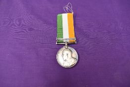 A Kings South Africa Medal with South Africa 1902 Bar, marked on edge R