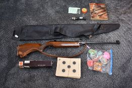 A German Feinwerkbau sport 124 .177 calibre break barrel air rifle, serial number 15530 with