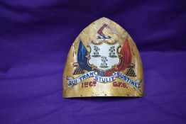 An American USA decorated metal Connecticut Governors Townguard Badge