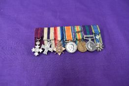 A group of miniature Medals awarded to Colonel Richard Hynman Andrew, nephew of Allenby, OBE,
