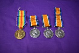 A pair of WW1 Medals, War Medal and Victory Medals, both named ENG. Commr.C.H. Silverlock. R.N.R.