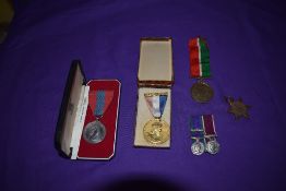 A Collection of Medals, Imperial Service Medal, named, Queen Elizabeth II Service and Coronation