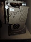 A Specto film projector.