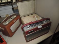 A selection of vintage portable transistor radios including Roberts and Rambler