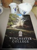 Two Winchester City College related ceramics one by small jug by Shelley and bowl by Chelson both
