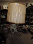 A Furness pottery lamp.