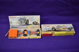A Dinky diecast, Dragster Set, boxed 370