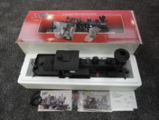A Bachmann Spectrum G Scale Two Truck Shay 36 Ton Loco & Tender, painted, unlettered,