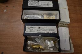 Two 00 Gauge metal Locomotive kits, Alan Gibson High Level Black Hawthorn 0-4-0 Saddle Tank