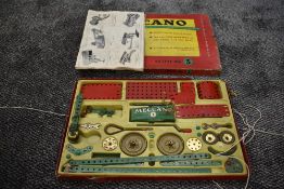 A 1960's Meccano Outfit No 3 part set, in original box