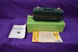 A Hornby Meccano Paris 0 gauge electric SNCF Pantograph Locomotive BB8051, in original green box
