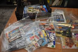 A selection of 1970's and later toy catalogues including Dinky Toys 2nd Edition, no7, no9, no10,