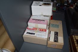 Twelve Plastic and Metal 0 gauge part kits including Slater's Majestic Models, Dundas etc, all