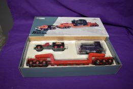 A Corgi 1:50 scale Limited Edition Heavy Haulage diecast, Diamond T Ballast with Girder Trailer &