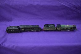 Two Wrenn 00 gauge 4-6-0 Loco's & Tenders, Cardiff Castle 4073 and LNER 3144