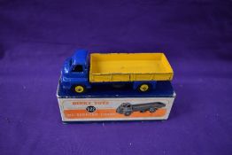 A Dinky diecast, Big Bedford Lorry, in blue and yellow, boxed 522