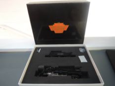 A Broadway Limited Imports (China) Paragon and Stealth Series HO Scale AT & SF 2-10-4 Loco &
