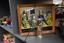 A National Costume Dolls illuminated shop display box with one doll