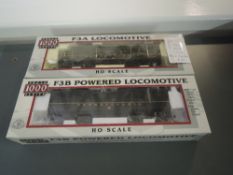 Two Proto 1000 Series HO Scale Pennsylvania F3A Locomotive & F3B Powered Locomotive, both boxed