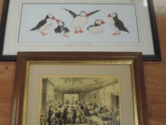 A print, Hospital Great Ormond Street, 19th century, 19 x 26cm, framed and glazed