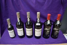Two bottles of Niepoort 10 Year Old Tawny Port, Three and one half bottles of Quinta do Passadouro