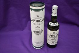 A bottle of 1990's Laphroaig 10 Year Old Islay Single Malt Scotch Whisky, 70cl, 40% vol, in card