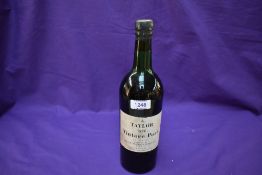 A bottle of Taylors 1970 Vintage Port, bottled 1972, shipped by Taylor Fladgate & Yeatman, Oporto,