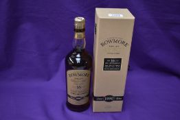 A bottle of Bowmore Islay Single Malt Scotch Whisky, 1990 Limited Edition, aged 16 years, Non