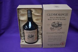 A Bottle of Glenmorangie Single Highland Malt Scotch Whisky, Traditional 100° Proof non-chill